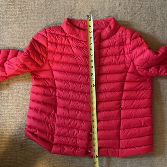 J. McLaughlin puffer down jacket with three-quarter length sleeves - Picture 9 of 10